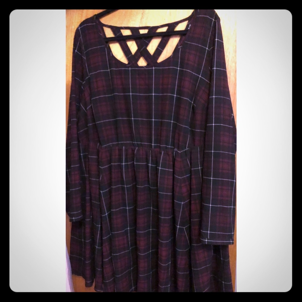 Tartan plaid Torrid dress size 3